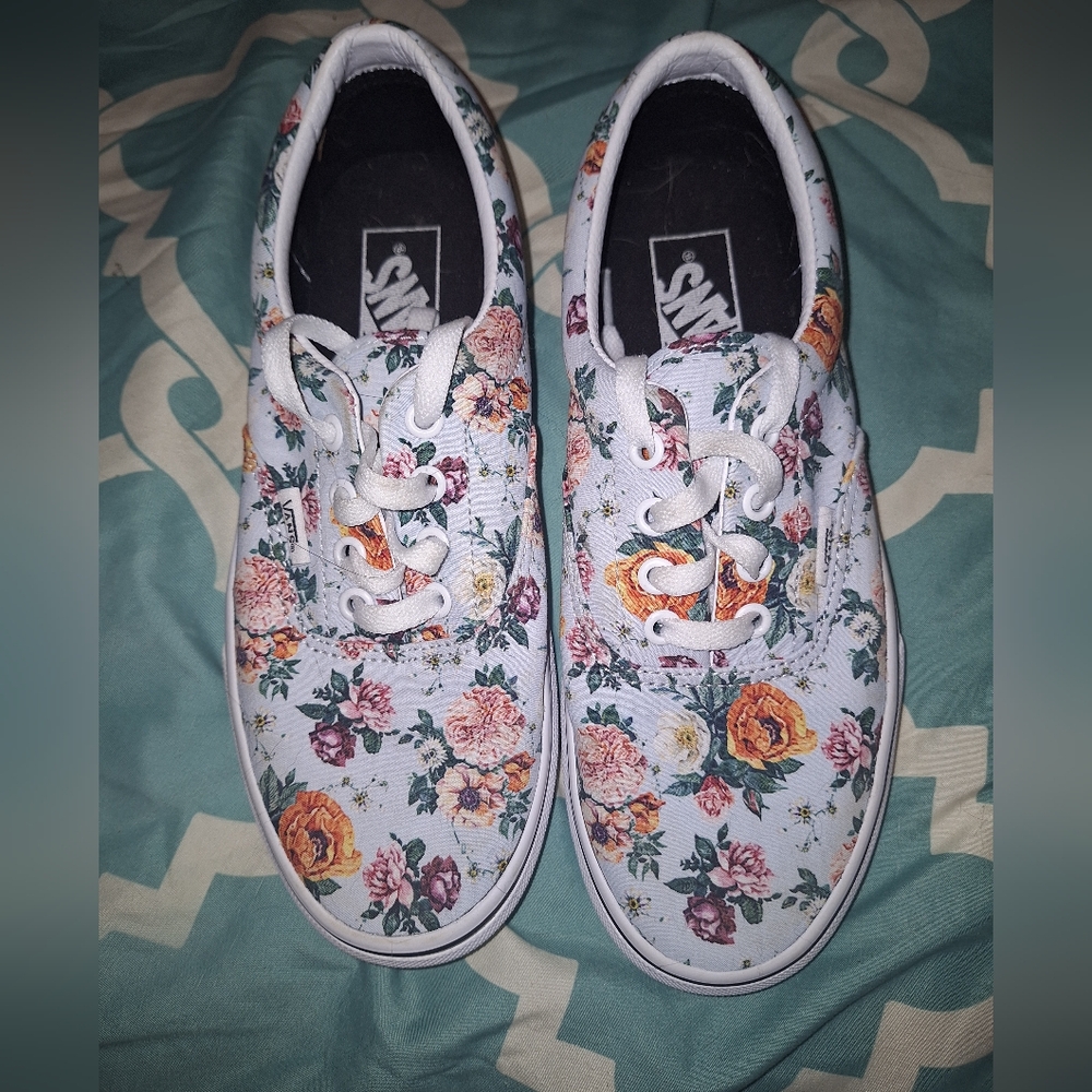 Vans Floral Canvas Sneakers